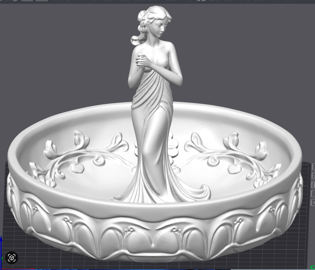 Rose Jewelry Dish STL File