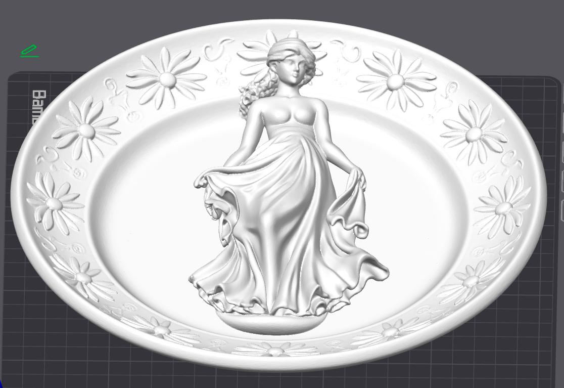 Floral Jewelry Tray STL File