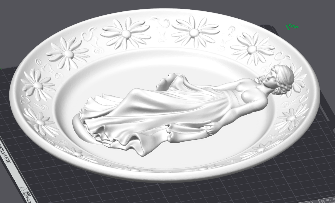 Floral Jewelry Tray STL File