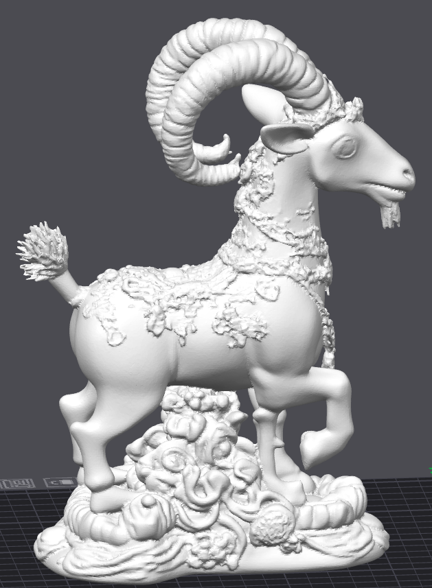 Aries Zodiac Sign STL File