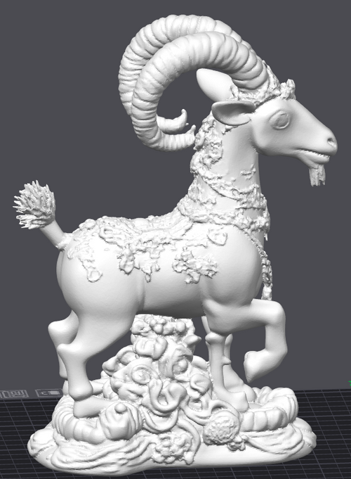 Aries Zodiac Sign STL File