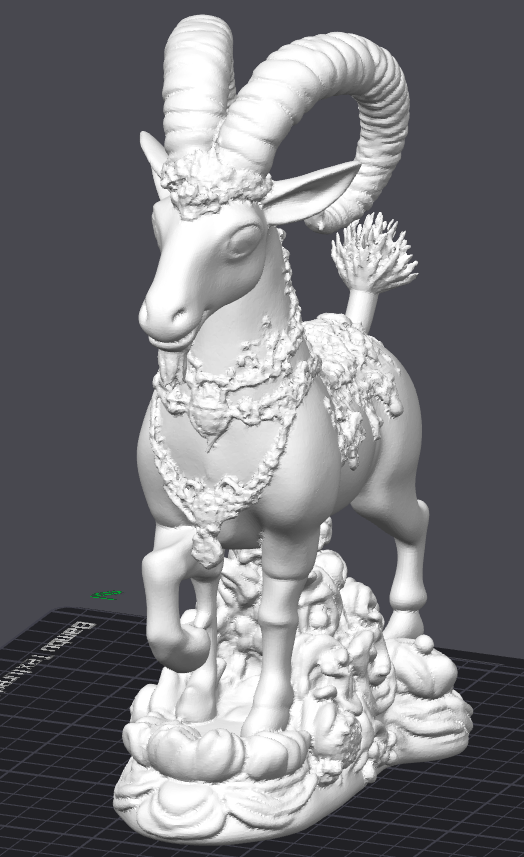 Aries Zodiac Sign STL File