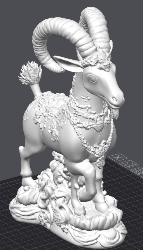 Aries Zodiac Sign STL File