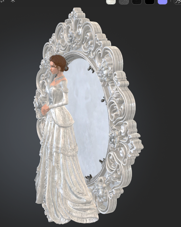 Mirror Queen STL File