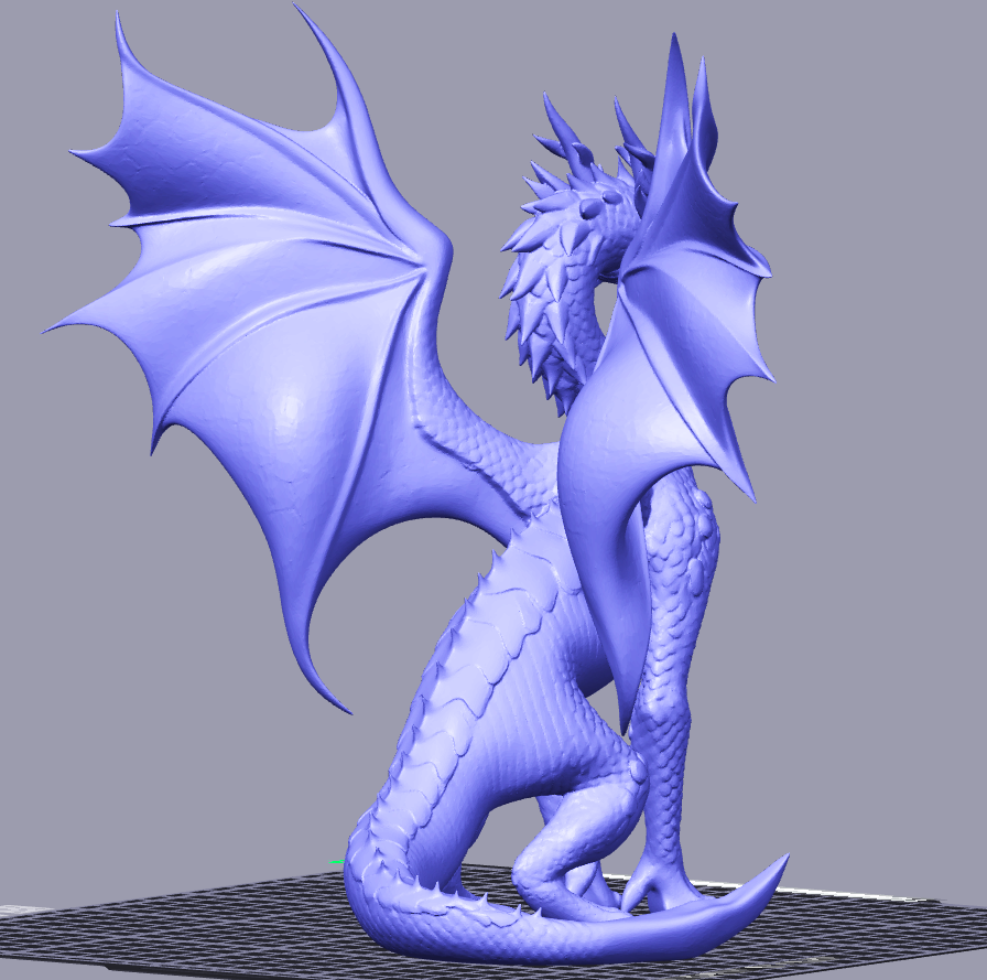 Decorative Dragon STL File