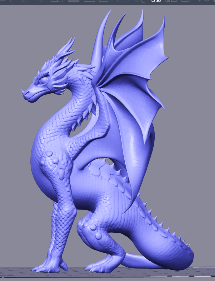 Decorative Dragon STL File