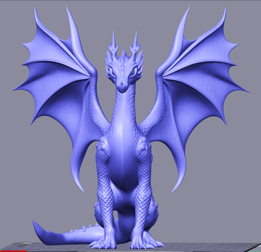 Decorative Dragon STL File