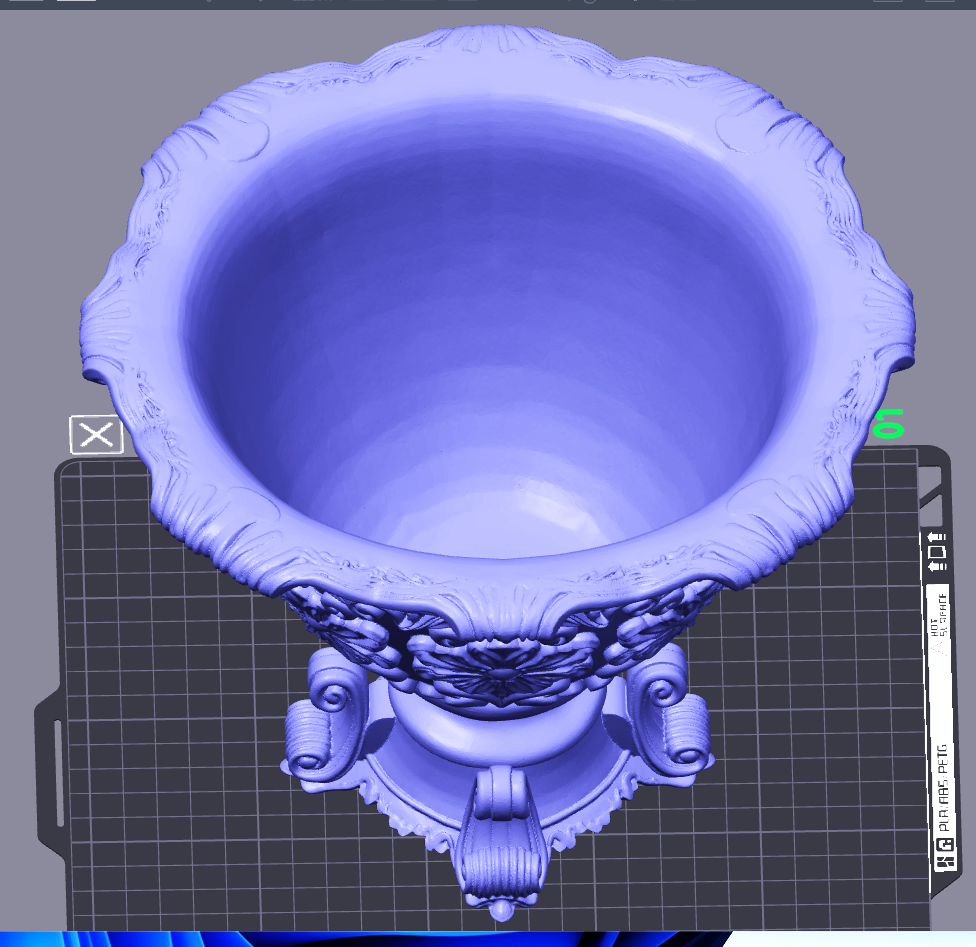 Tall Flower Vase STL File