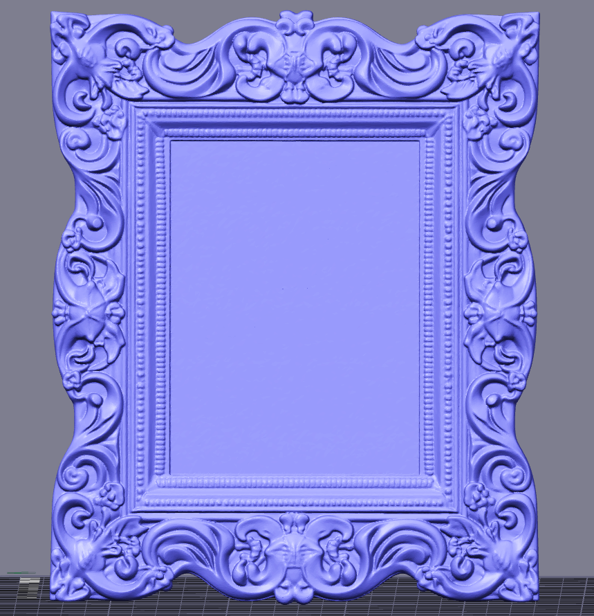 Ornamental Photo Frame STL File