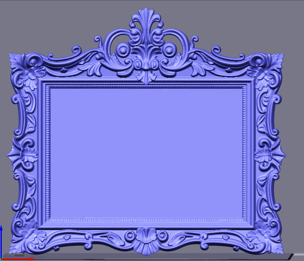 Classic Photo Frame STL File