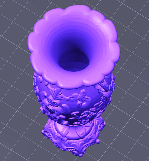 Baroque Style Vase STL