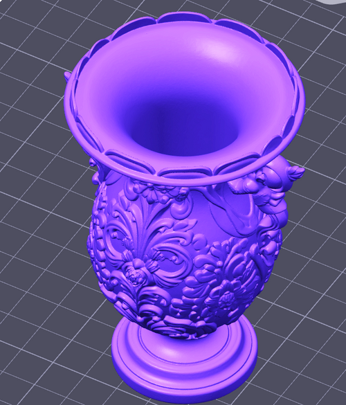 Baroque Style Vase STL No. 2