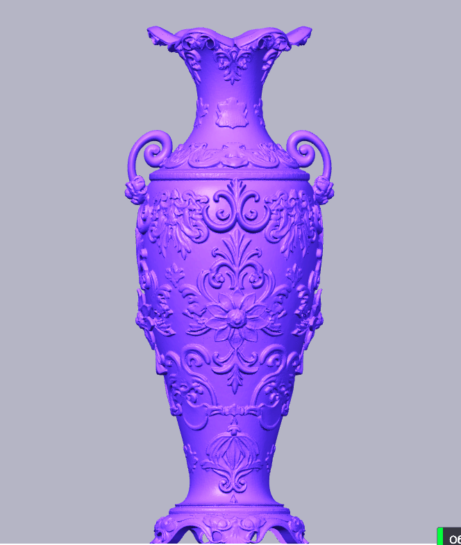 Baroque Style Vase STL No. 4