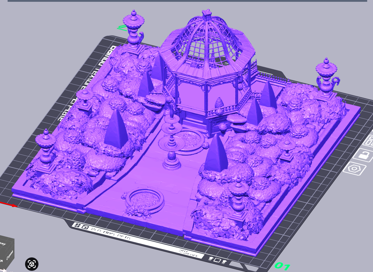 Baroque Style Toy STL