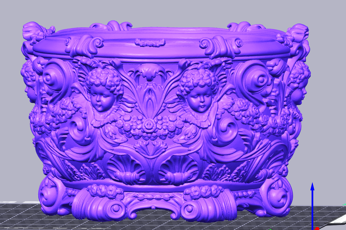 STL Baroque Vase
