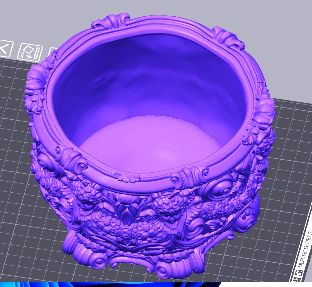 STL Baroque Vase
