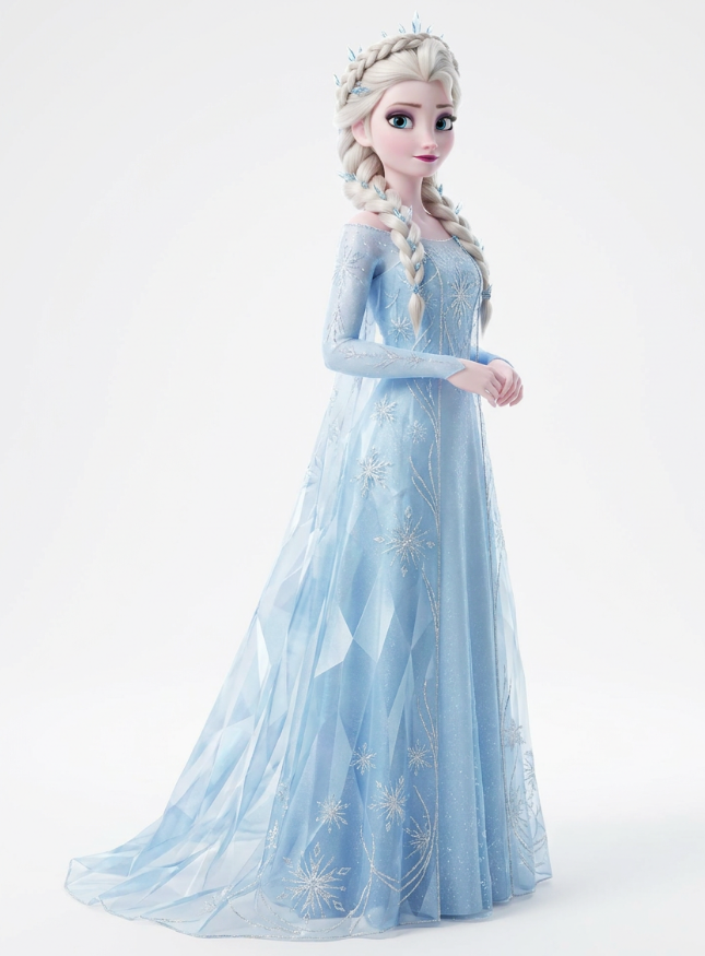 Ice Queen Figurine STL File – 3D Printable Fantasy Character for Display & Gifts
