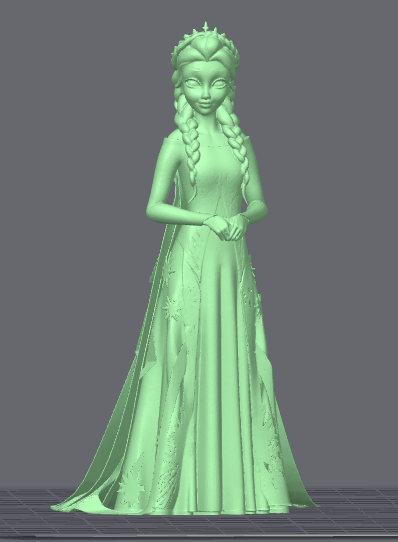 Ice Queen Figurine STL File – 3D Printable Fantasy Character for Display & Gifts