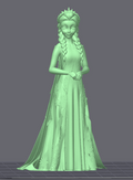 Ice Queen Figurine STL File – 3D Printable Fantasy Character for Display & Gifts