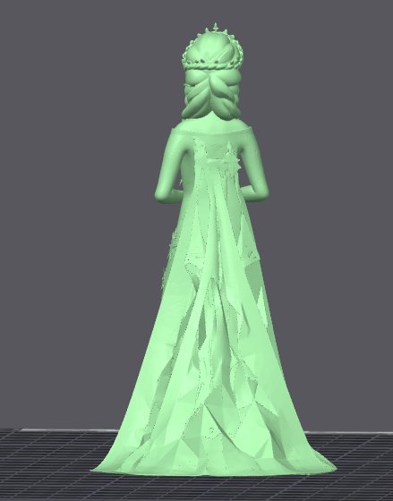 Ice Queen Figurine STL File – 3D Printable Fantasy Character for Display & Gifts