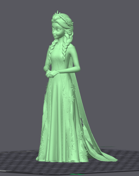 Ice Queen Figurine STL File – 3D Printable Fantasy Character for Display & Gifts