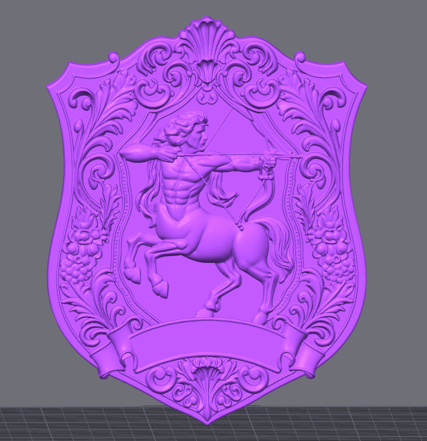 Sagittarius Zodiac Sign STL File – 3D Printable Horoscope Wall Art & Gift