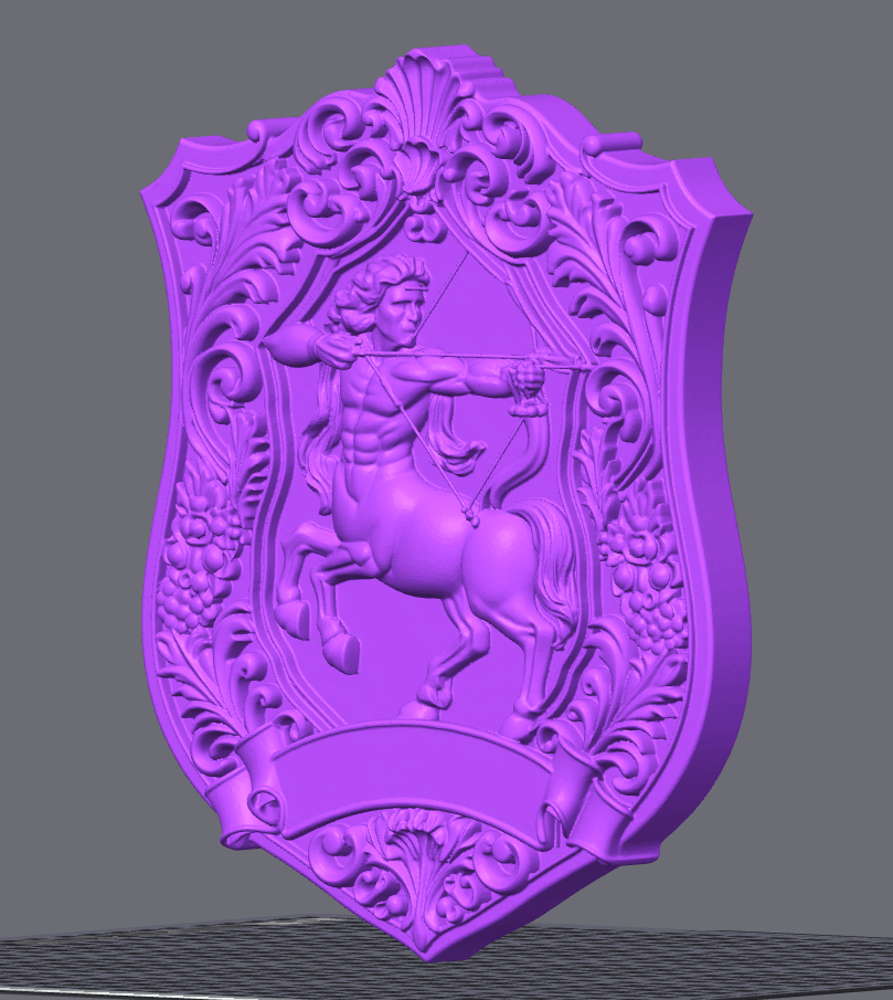 Sagittarius Zodiac Sign STL File – 3D Printable Horoscope Wall Art & Gift