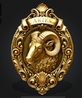 Aries Zodiac Sign STL File for 3D Printing