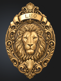 Leo Zodiac Sign STL File for 3D Printing