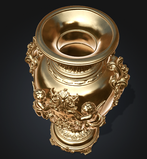 3D Vase STL File for 3D Printing