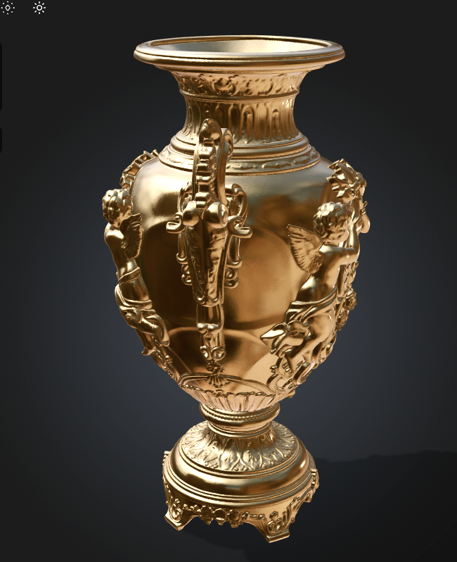 3D Vase STL File for 3D Printing