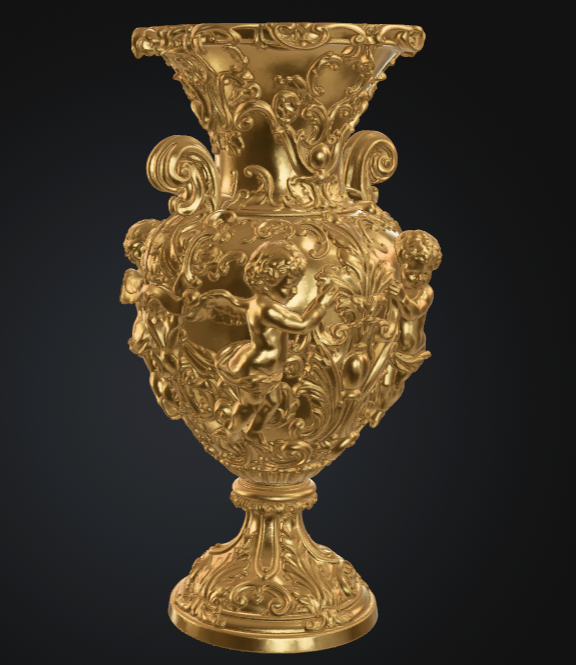 Baroque Style Vase – STL 3D File