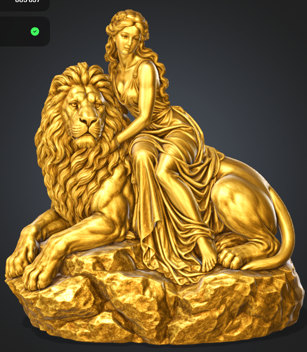 zodiac sign Leo 3D files for printing
