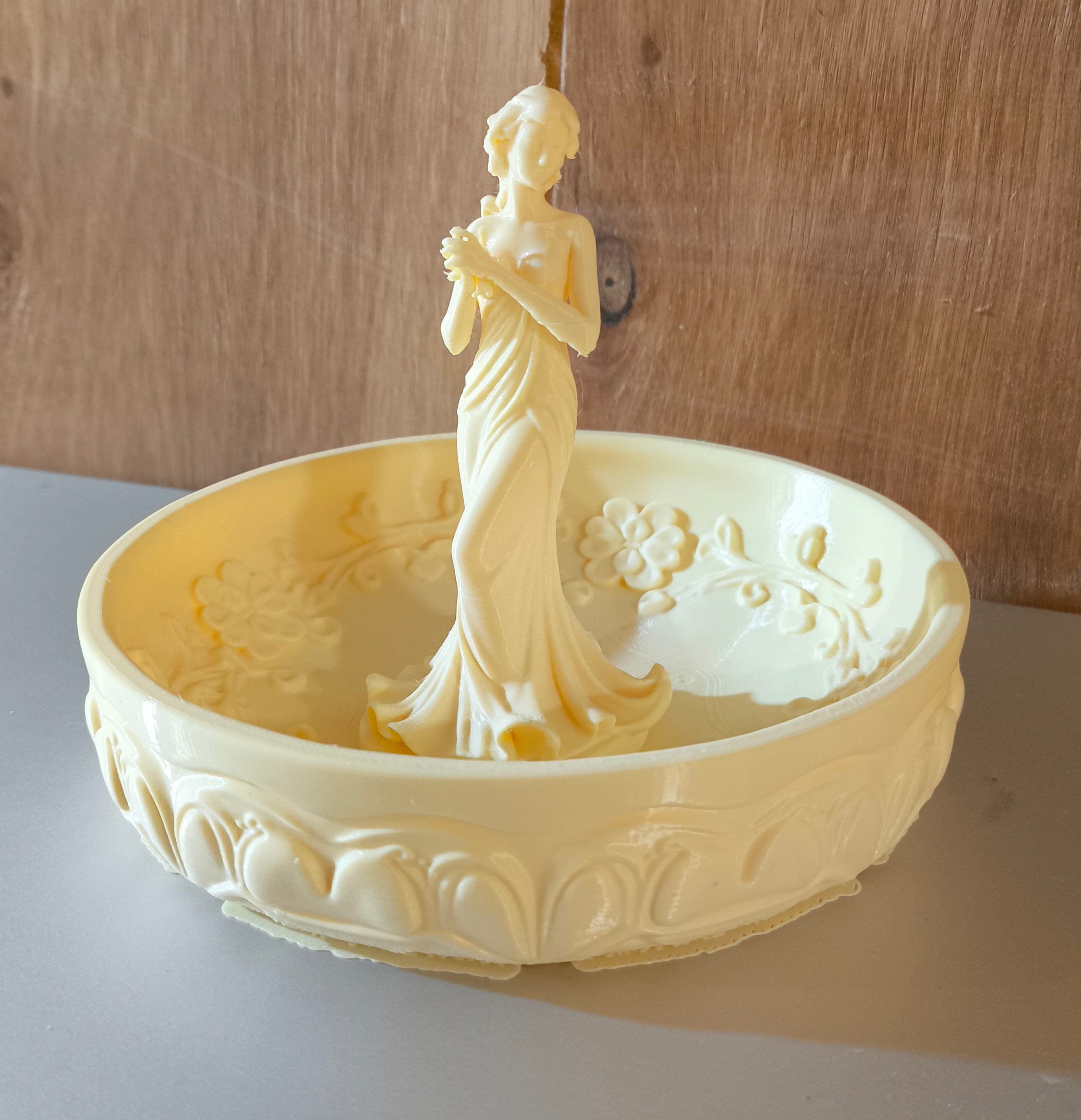 Rose Jewelry Dish STL File